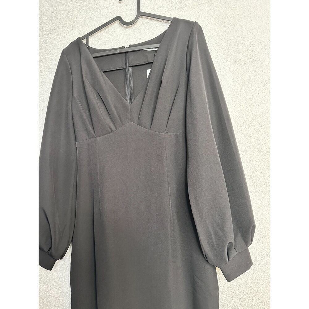 Elagia Women's Black Long Formal Dress Size S Long Sleeve - Picture 2 of 14